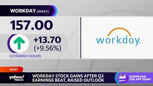 Workday Q3 earnings beat boosts stock