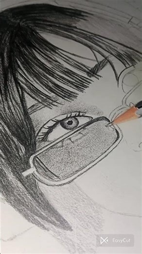 🎧 Girl with headphones – pencil art. #pencilart #art #drawing