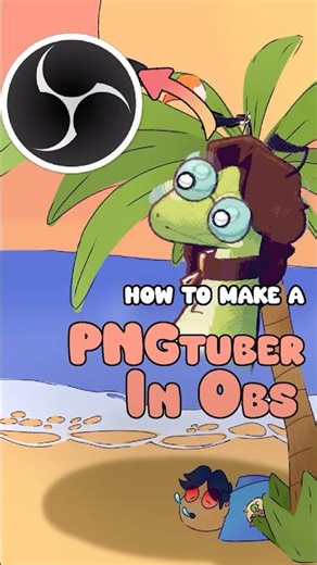How to Animate A PNG in OBS! #vtuber #pngtuber