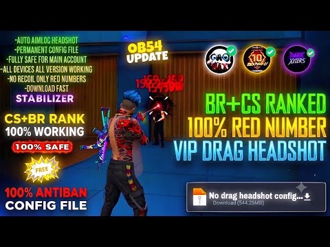 Free Fire Auto Headshot Config File🎯🌠 Macro Aimbot + No Recoil Regedit ‼️ Antiban VIP Script 👽