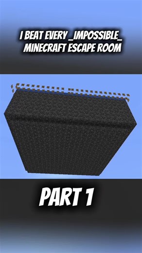 ‏I Beat Every _Impossible_ Minecraft Escape Room #fyp #minecraft #movie