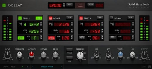 直感的な操作が可能なデジタル・ディレイ・プラグイン、Solid State Logic「SSL X-Delay」が79%OFF！ | Computer Music Japan