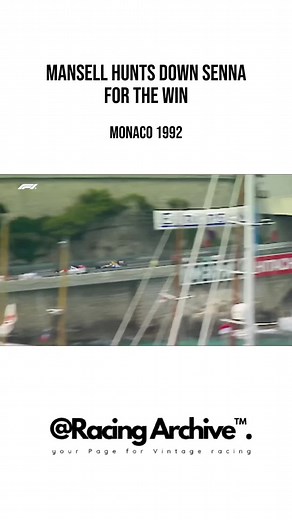 One of the Fights that wrote History #fy #f1 #vintageracingarchive #senna #monaco