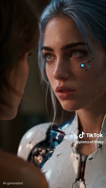Loving Her Twice EP08 - She thought the love of her life was gone forever… until an AI showed up wearing her face. But what happens when the REAL girlfriend comes back? #GL #GLSeries #GirlsLove #WLW #LGBTQSeries #SciFiRomance #AIStory #ShortDrama #VerticalDrama #DramaSeries #RomanceDrama #LoveTriangle #FutureLove #TikTokSeries