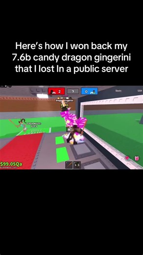 Winning Back My Lost Candy Dragon in Roblox