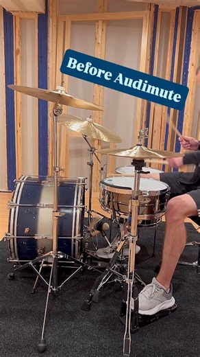 83K views · 410 reactions | Audimute - From an unfinished room to fully treated. Now controlled, quieter, and visually stunning 朗 #strajkstudios #audimute #musicstudio | Strajk Studios | Facebook