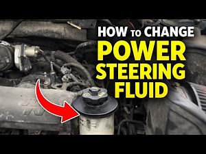 HOW TO REPLACE POWER STEERING FLUID! Fast! Easy! No Tools Needed!