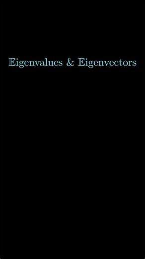 Eigenvalues and eigenvectors arise when we study how linear transformations act on space. In simple terms, an eigenvector is a special direction that does not change direction under a transformation, although it may stretch, shrink, or flip. The amount by which it is scaled is called the eigenvalue. This idea is powerful because most transformations distort space in complicated ways, but eigenvectors reveal the hidden structure within that distortion. Instead of tracking how every point moves, w