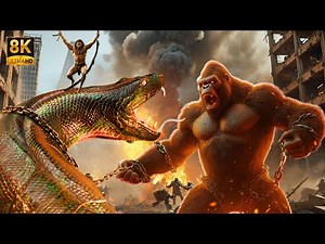 KING KONG & TARZAN vs GIANT ANACONDA Epic Battle | Animal Rescue 360
