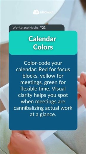 Color-Code Your Calendar Like This or Meetings Will Eat Your Life - WorkplaceHack#23