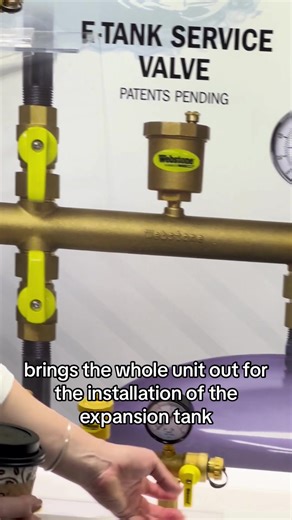 The E-Tank Service Assembly is an all-in-one, space saving soultion that simplifies hydronic expansion tank installation and service. #NIBCO #webstone #plumbing
