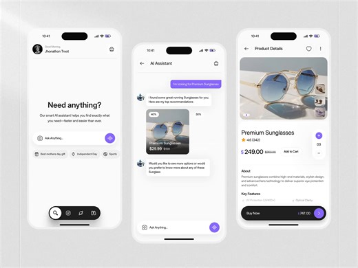 GOMART - AI Shopping Assistant | E-commerce App