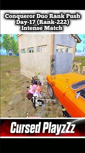Conqueror DUO Rank Push (Day-17)⚡️ @cursedplyzZz #bgmi #viral #ytshorts #pubg #rankpush #conqueror