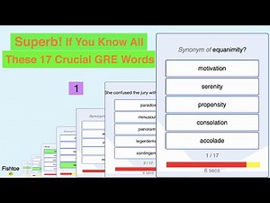 GRE Vocabulary Test 1