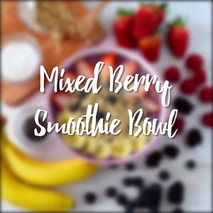 Craving for ice cream in the morning? Guilt no more! This Mixed Berry Smoothie Bowl will surely do the trick to satisfy the nasty craving! #ColdStorageMY #BiteSizeRecipes | Cold Storage Malaysia