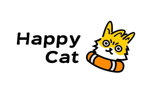 卡通标志设计|乐派🐱一只猫的LOGO