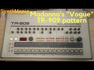 How to program Madonna's ''Vogue'' TR-909 pattern
