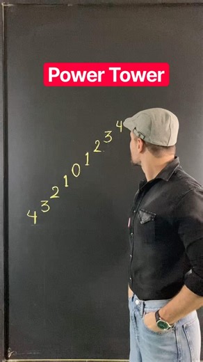 Tower of Powers #math #mathtrick