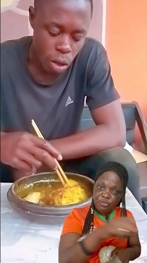 Crime : Il Mange le Placali Avec Des Baguettes ??! 🤯🥢 🇨🇮 | Water Fufu With Chopsticks?!