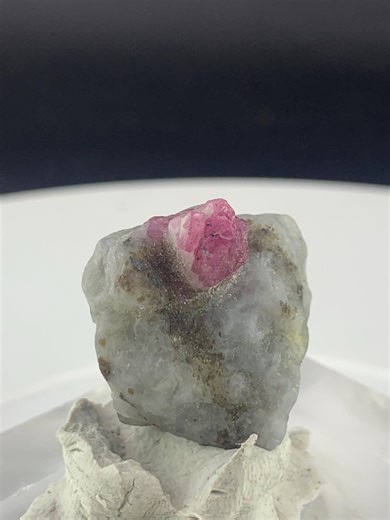 Pink Ruby Crystal on Matrix Mineral Specimen - Etsy
