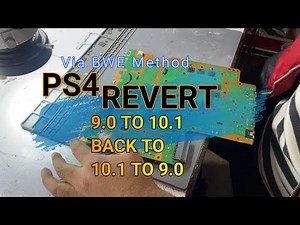 PS4 Firmware Downgrade (Revert) 10.1 to 9.0 via BWE method.