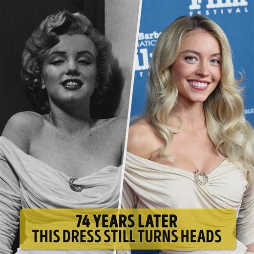 74 Years Later, This Dress Still Turns HeadsSome moments in fashion are so iconic, they transcend time. Sydney Sweeney made one of those moments her own. At the Santa Barbara International Film Festival, she stunned in a 1952 Ceil Chapman ruched ivory silk dress – the exact style Marilyn Monroe wore for her legendary cover. The dress? A masterpiece of Old Hollywood glam. The vibe? Pure elegance. Sydney didn’t just wear it, she brought it back to life, proving that true style never goes out of fa