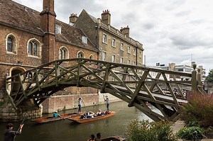Mathematical Bridge in Cambridge, England