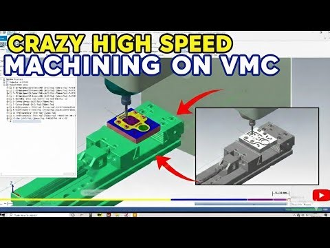 CRAZY High Speed Machining on VMC! ⚡ (Absolute Precision #mastercam #vmc #cnc