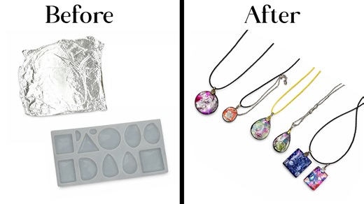 This aluminum foil creates insane resin effects!