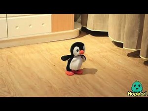 Hopearl Talking Singing Penguin Repeats What You Say Walking Interactive Animated Toy , 7.5''