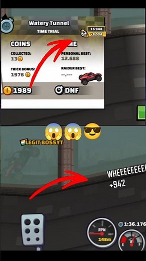 RAIDER MASTERY TRICK 😳😱 - 8000 POINTS IN 1 MINUTE 🔥 - HILL CLIMB RACING 2 #hillclimbracing2 #hcr2