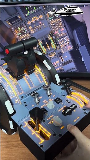Hoowalt D107 Motorized Throttle Quadrant – Button Mapping Demo▶️ #hoowalt #d107 #airbus #msfs #a320