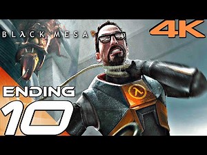 BLACK MESA - Gameplay Walkthrough Part 10 - Ending & Final Boss [4K 60FPS] Half-Life Remake