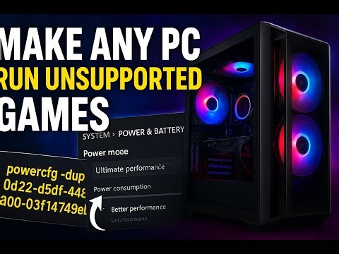 💥 MAKE ANY PC RUN UNSUPPORTED GAMES | MAX PERFORMANCE OPTIMIZATION (2025 GUIDE)