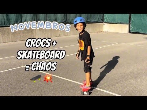 Skateboarding Day 3: Crocs, Cones & Chaos 🛹🐿️