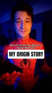 my testimony and origin story ✝️🕷 #christianshorts #jesussaves #testimony #god #spiderman