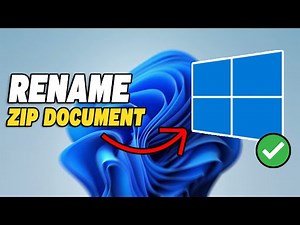 How To Rename Zip Document File in Windows 10