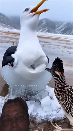 greater road runner rescue frozen birds # shorts