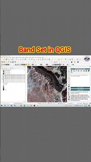 QGIS LULC Step 1 | Clip Raster & Create Virtual Raster #shorts