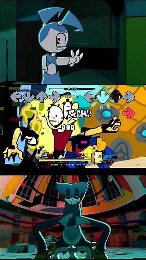 Funk on Friday: Blue Patrick Star Takes on SpongeBob & Huggy Wuggy - FNF Mobile Gaming #FNF #Gaming