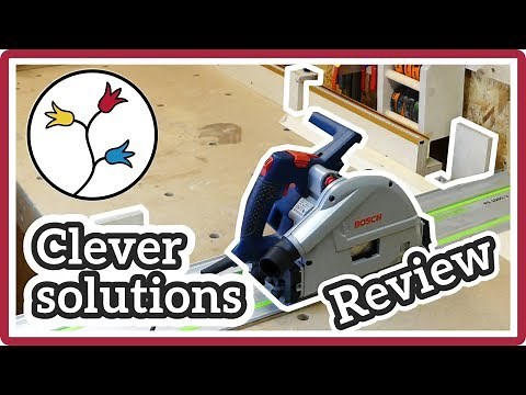 BOSCH GKT 55 GCE – TRACK SAW REVIEW – tips and practical solutions (plunge saw review)