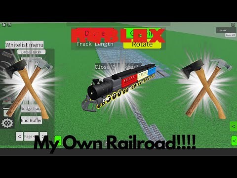 BUILDING A RAILROAD!!! | Roblox | RO-Scale Sandbox