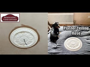 Plaster Ceiling Rose Installation, Ornamental Ceiling DIY Jobs #46
