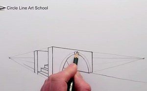 How to Draw 2-Point Perspective_ Draw a Arched Bridge in a City