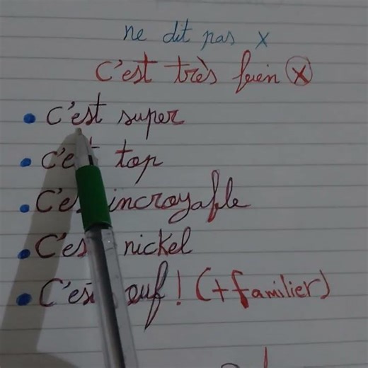 façons de dire" C'est très bien" en français 5,Apprendre le français simplement