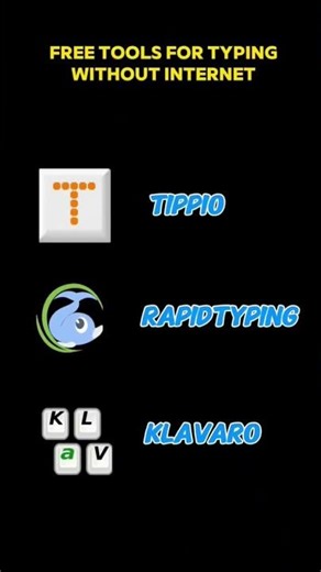 “Want to improve your typing speed for free? 💻Here 3 best offline typing apps! and 3 websites
