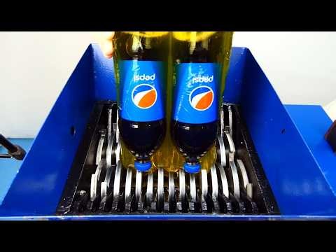 Pepsi + Jelly vs Shredder | crushing metal | Satisfying ASMR video!