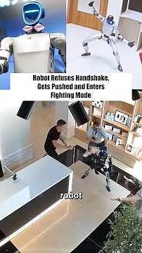 Humanoid Robot Fights Back After Man Pushes It In Russian Store 😳