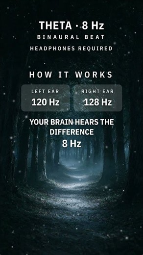 Theta Waves 8 Hz Binaural Beat for Deep Meditation, Vivid Dreams & Letting Go