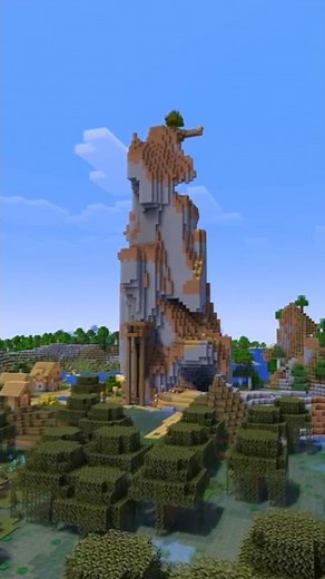 Minecraft Windswept Witch Hut and Village Seed!